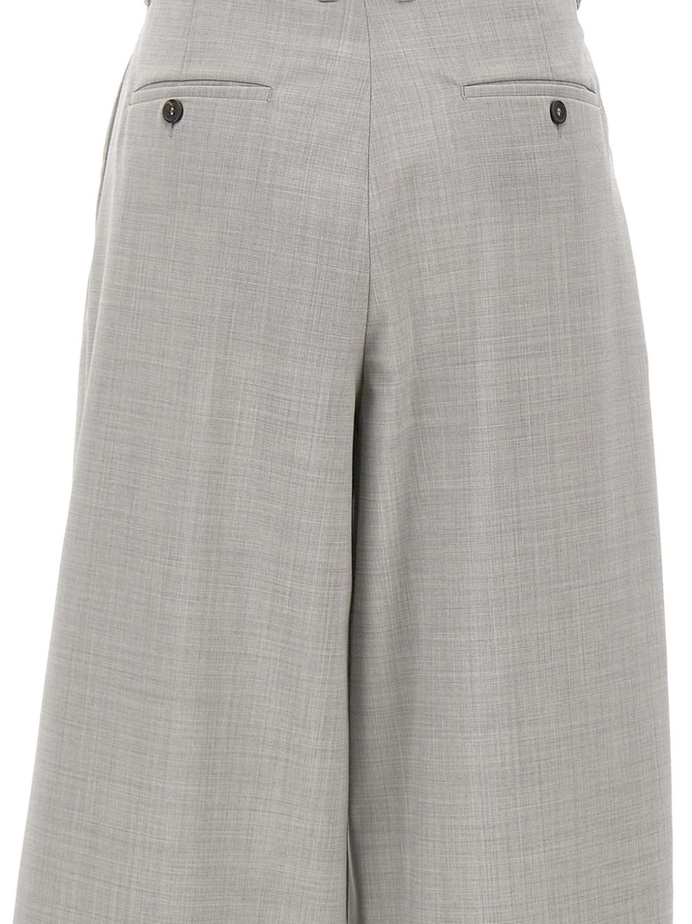 Pantalone lungo in lana vergine Grigio chiaro 2629136143600 014 MAX MARA 'S 