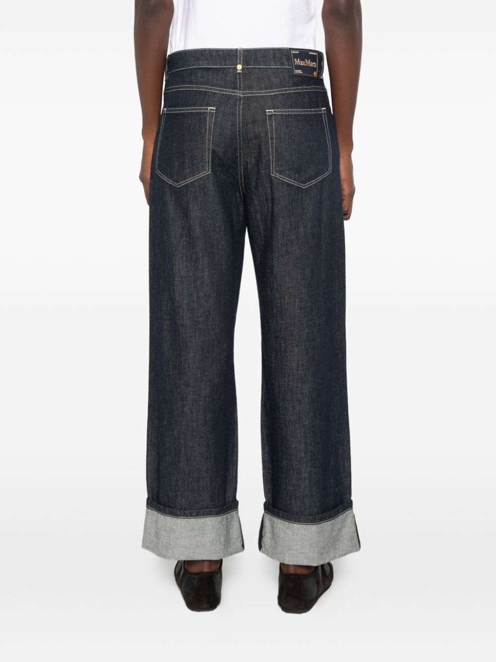 Pantalone in denim Blu marino 2629186011600 001 MAX MARA 'S 