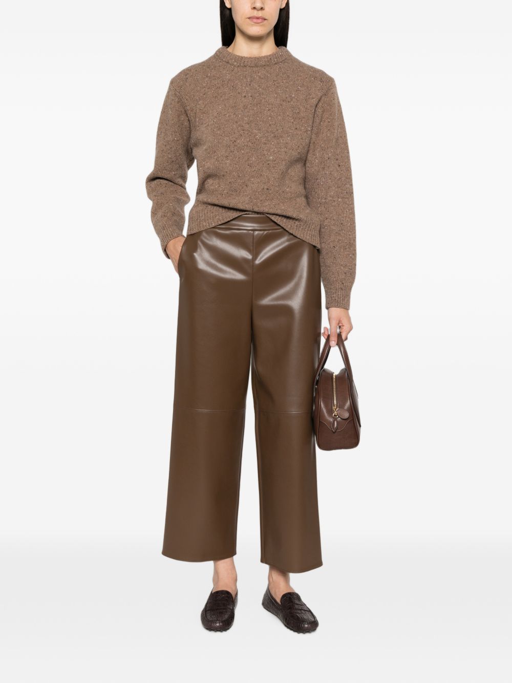 Pantalone in jersey Marrone 2629786051600 002 MAX MARA 'S 