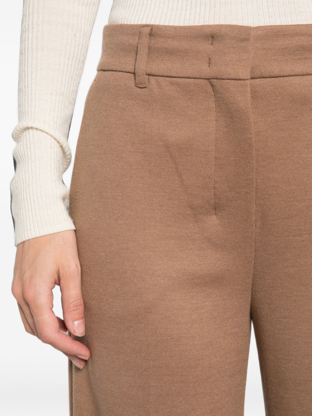Pantalone in jersey in lana Cammello 2629786053600 002 MAX MARA 'S 