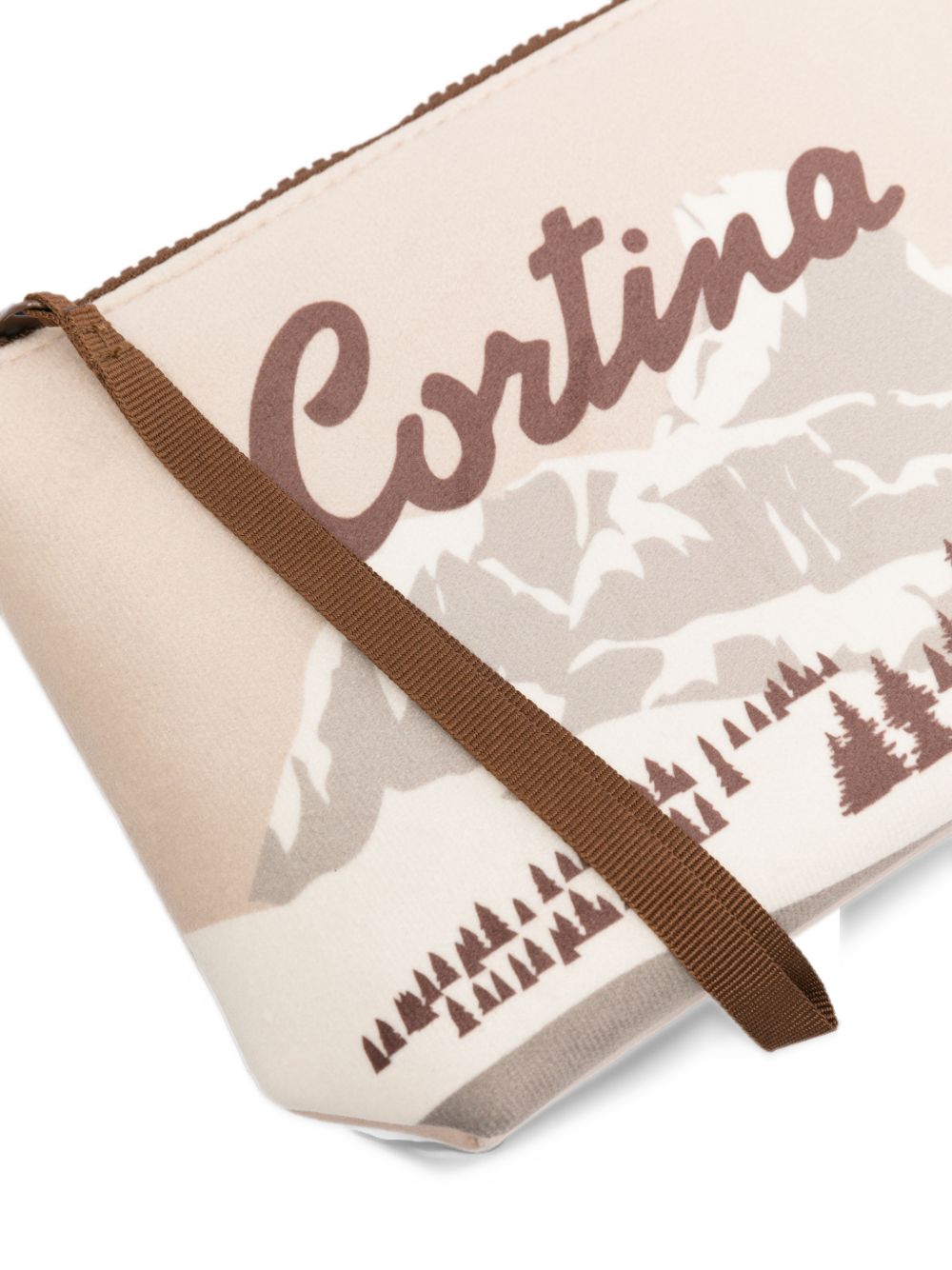 Pochette Aline con stampa Cortina beige ALI0002 00515M MC2 SAINT BARTH 