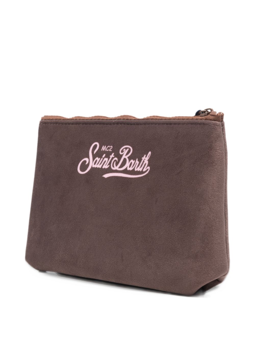 Pochette con grafica orologio marrone ALI0002 03906M MC2 SAINT BARTH 