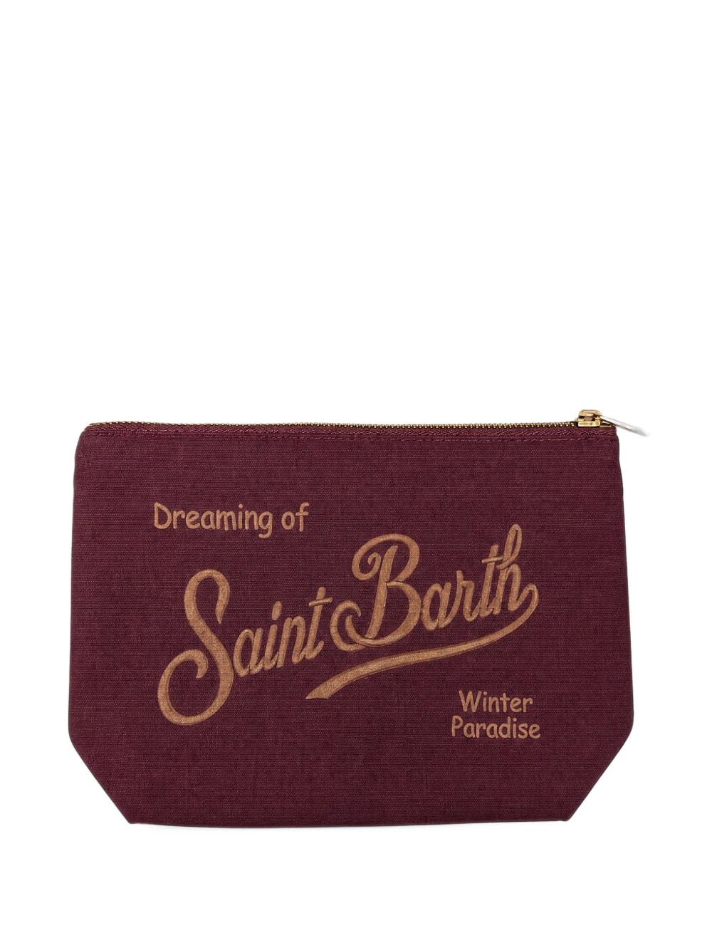 Pochette con logo corsivo ALI0058 00410M MC2 SAINT BARTH 