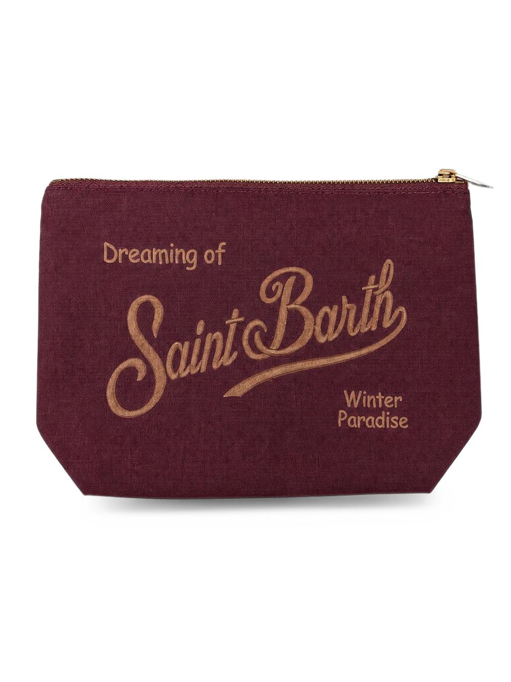 Pochette con logo corsivo ALI0058 00410M MC2 SAINT BARTH 