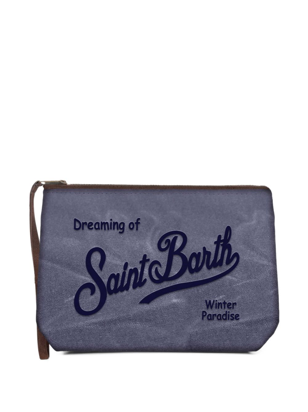 Pochette con lettering a contrasto ALI0058 00550M MC2 SAINT BARTH 