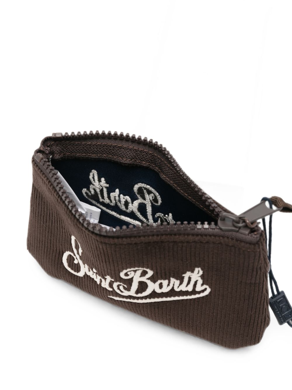 Pochette a coste marrone ALMI002 00128M MC2 SAINT BARTH 