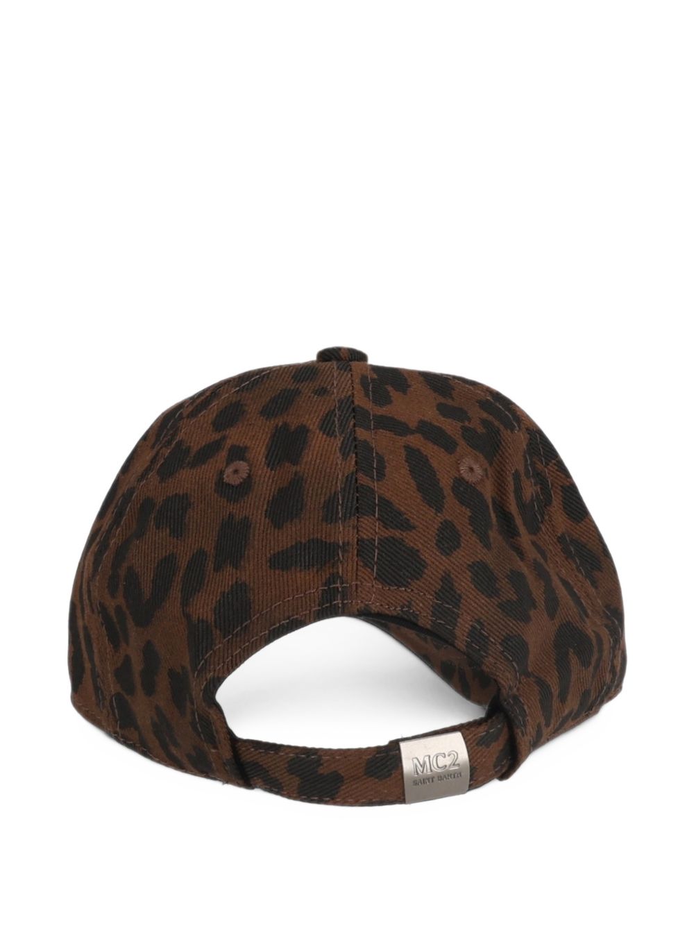 Cappello con visiera leopardato BASB0007 00147M MC2 SAINT BARTH 