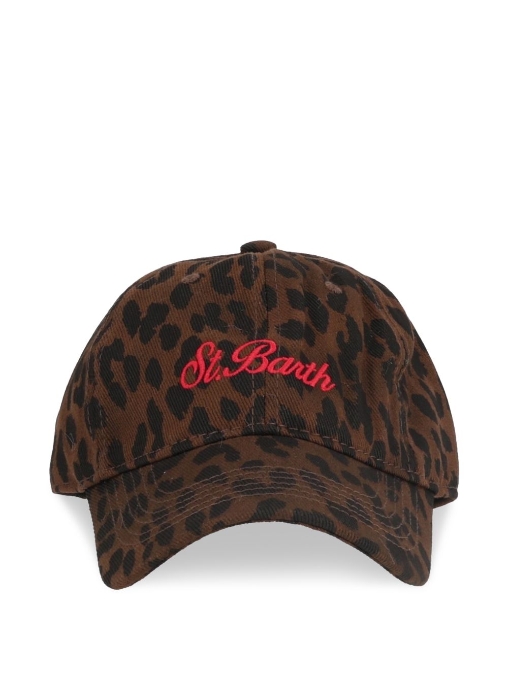 Cappello con visiera leopardato BASB0007 00147M MC2 SAINT BARTH 