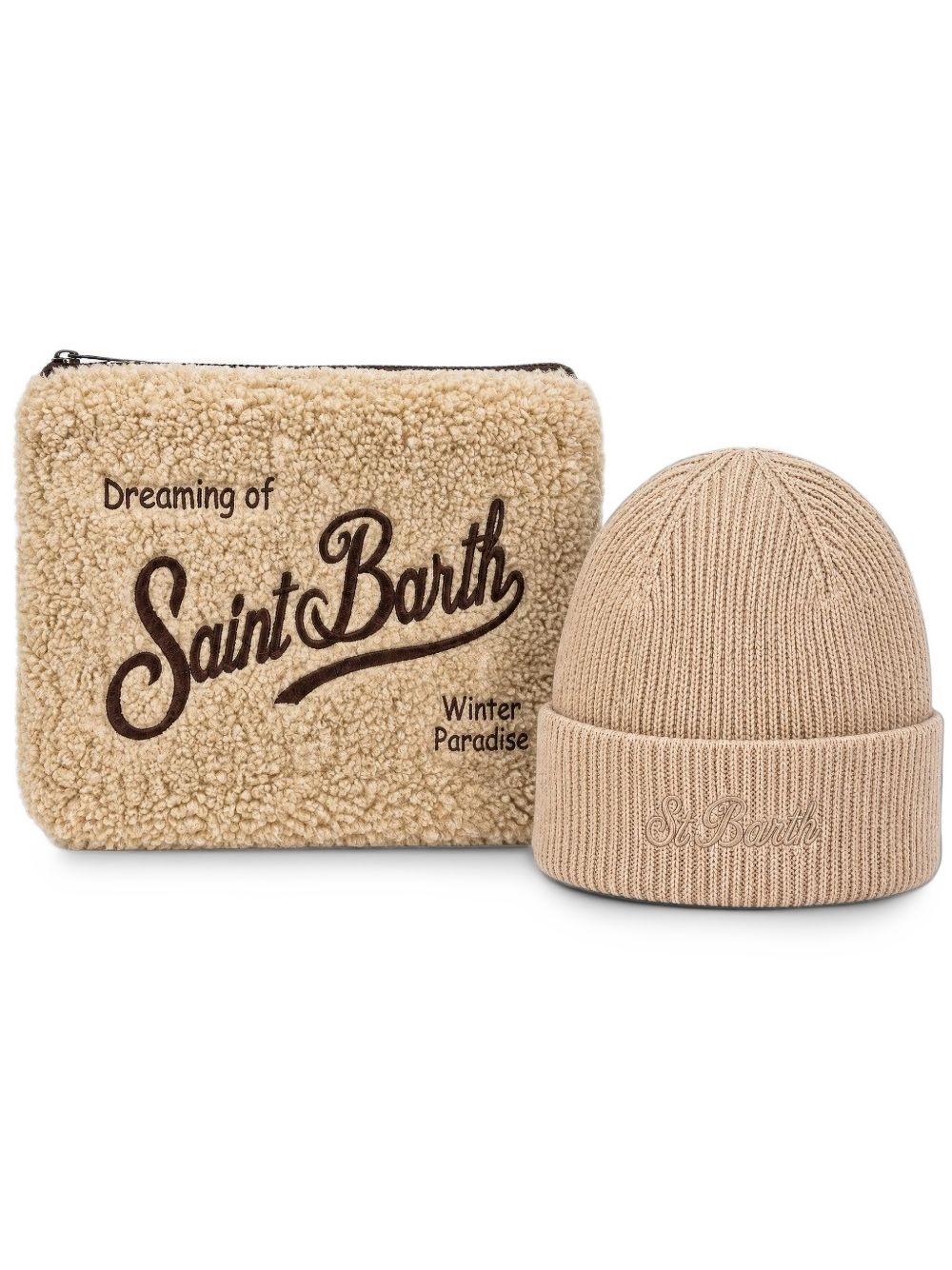 Set con scritta beige BOX0049 04512M MC2 SAINT BARTH 
