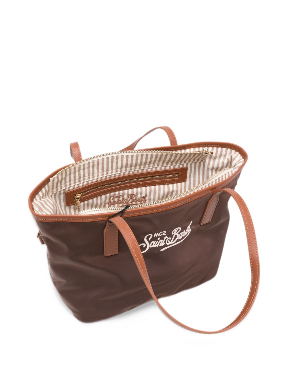Borsa con doppi manici e logo CB0004 00163M MC2 SAINT BARTH 