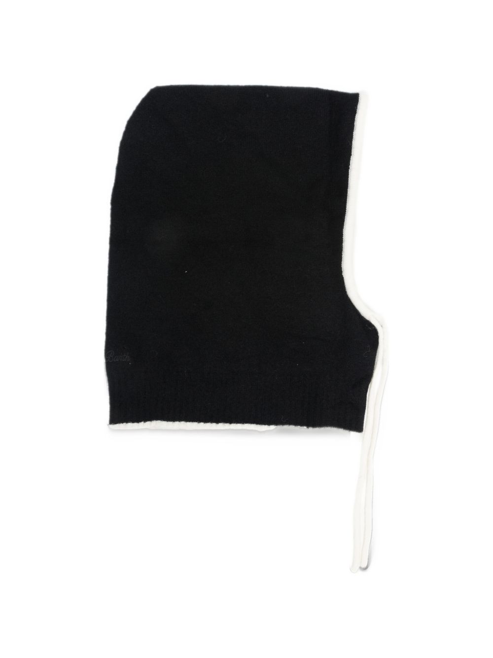 Cappuccio con bordo a contrasto nero HRW0001 00068M MC2 SAINT BARTH 