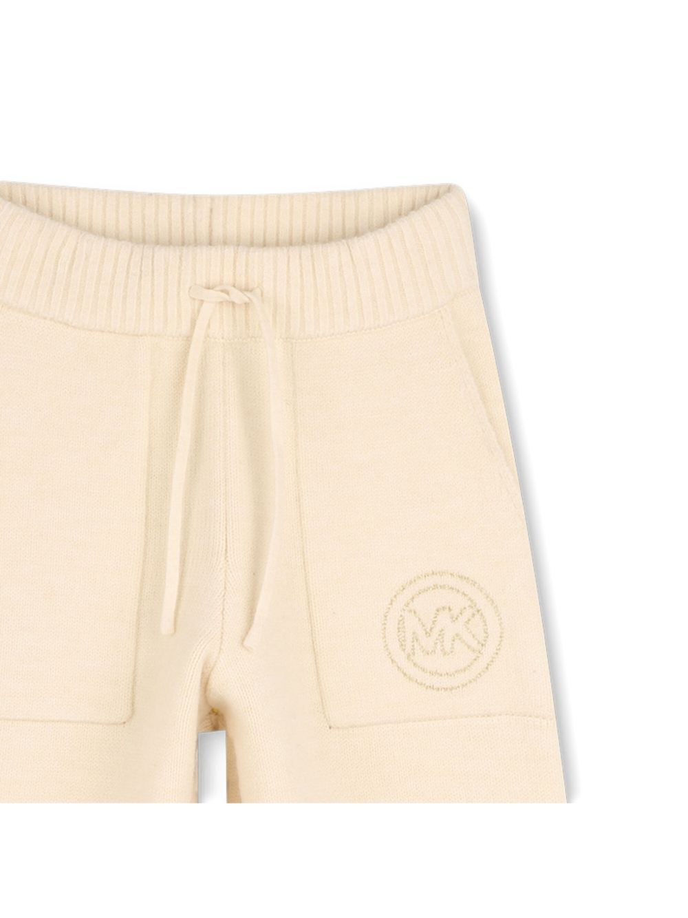 In maglia pantaloni. Vita elastica con drawstrings. Side tasche e "mk charm" ricamo sul davanti. R30700 247 MICHAEL KORS KIDS 