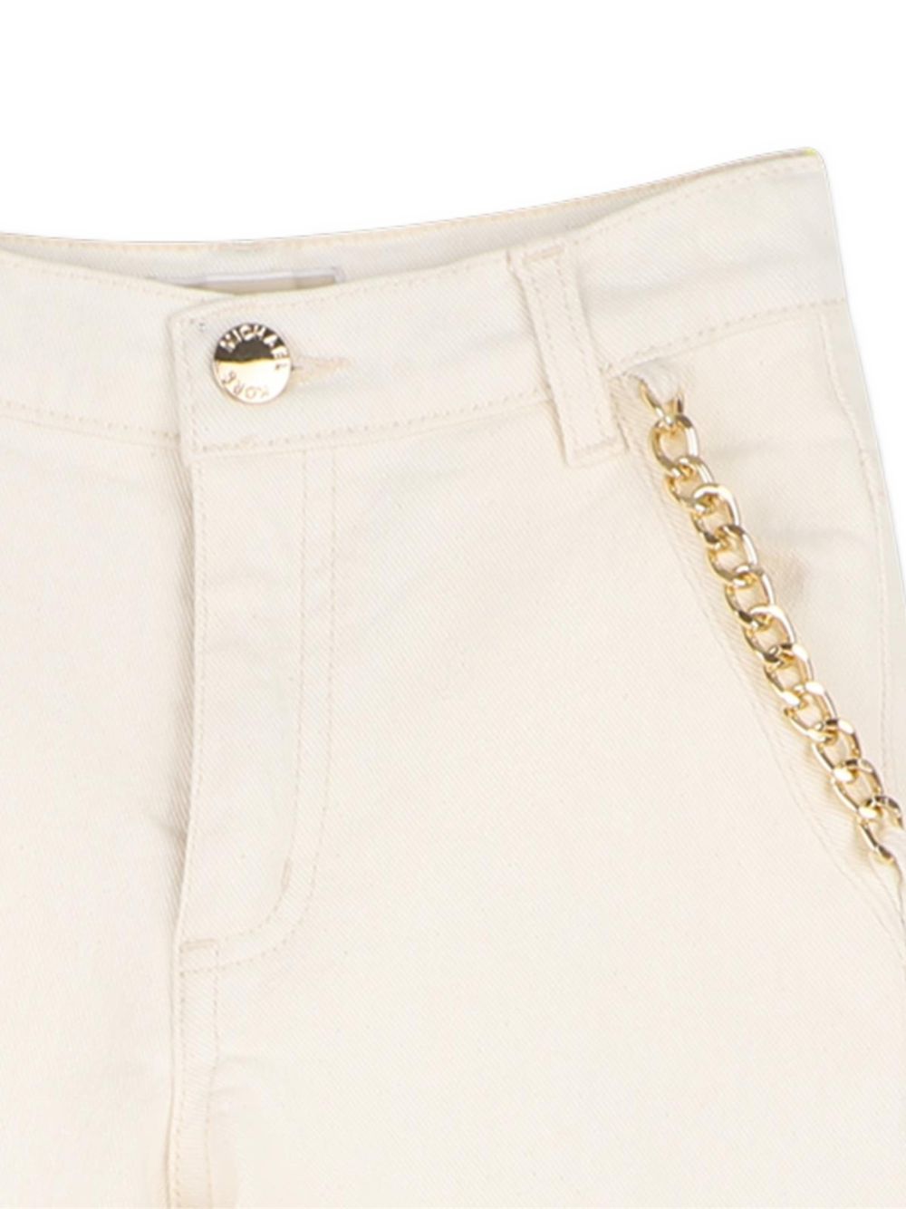 Drill pantaloni (98% co, 2% ea). Tasche sul davanti e retro. Chains along davanti tasche. "mk" ricamo on right retro tasca. R30706 190 MICHAEL KORS KIDS 