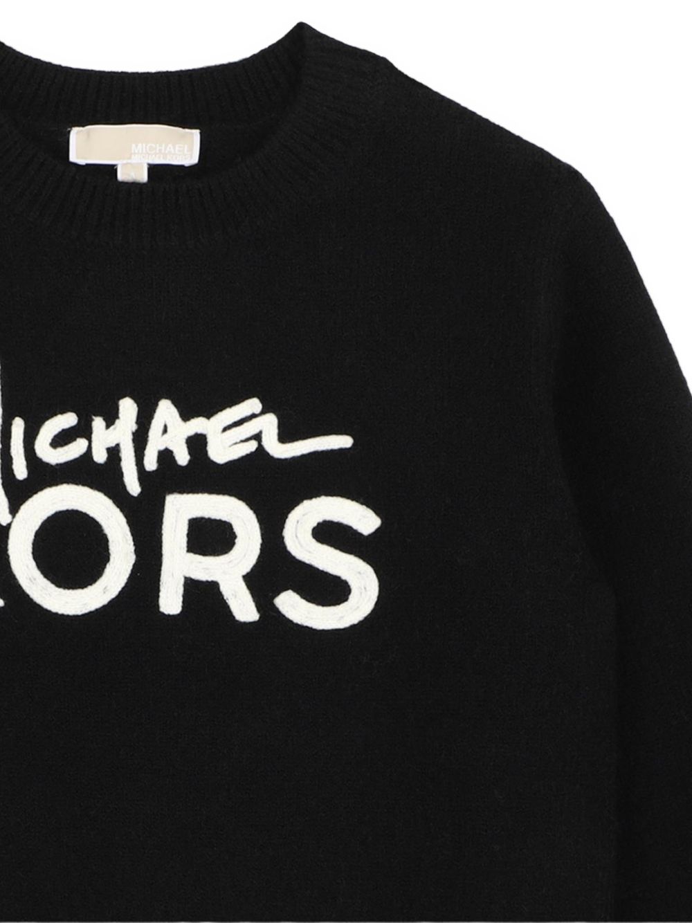 In maglia felpa con rolled finishing at fondo maniche e fondo garment. "michael kors" illustrazione ricamato sul davanti. R30718 09B MICHAEL KORS KIDS 