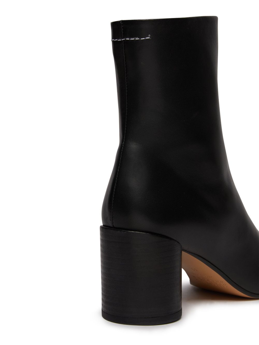 Stivaletto in pelle Black S59WU0235P3628 T8013 MM6 MAISON MARGIELA 