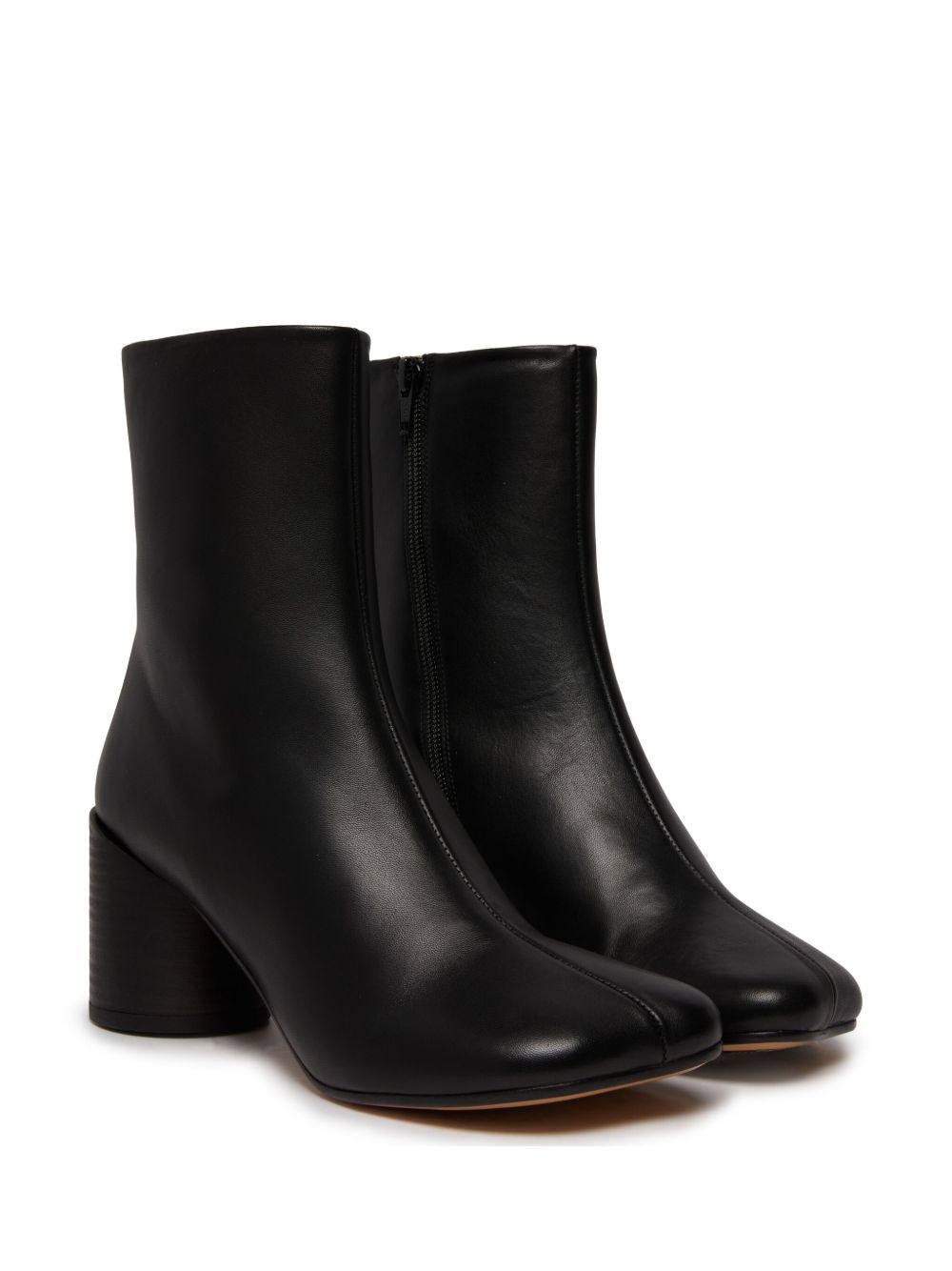 Stivaletto in pelle Black S59WU0235P3628 T8013 MM6 MAISON MARGIELA 