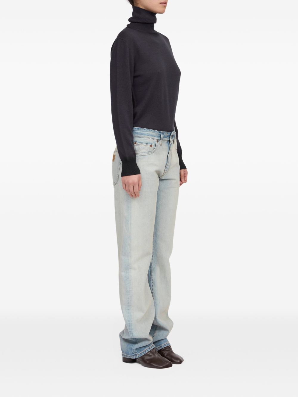 Pantaloni 5 tasche Light Blue S62LB0223M30055 970 MM6 MAISON MARGIELA 