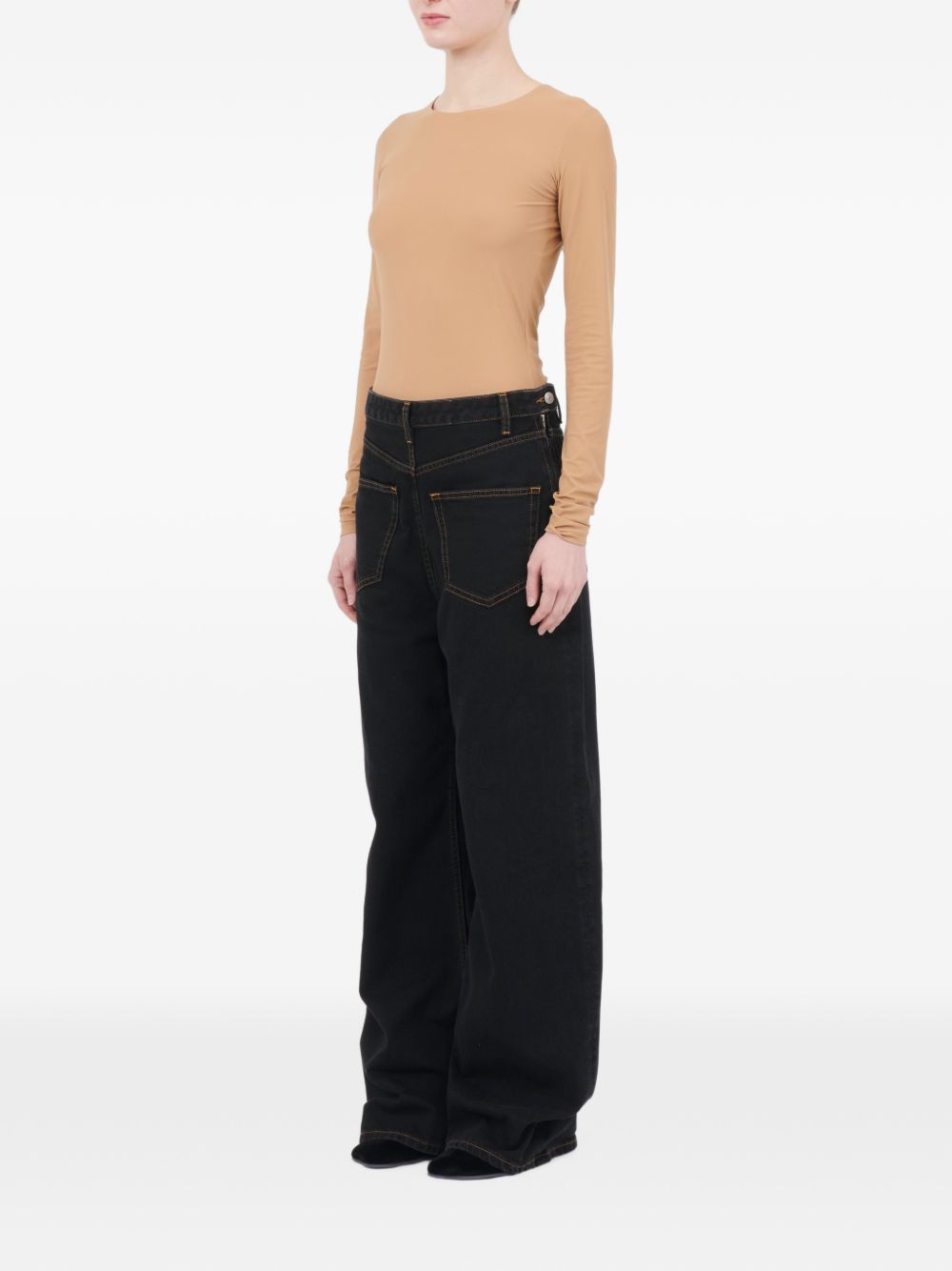 Pantaloni 5 tasche Black S62LB0226M30064 965 MM6 MAISON MARGIELA 