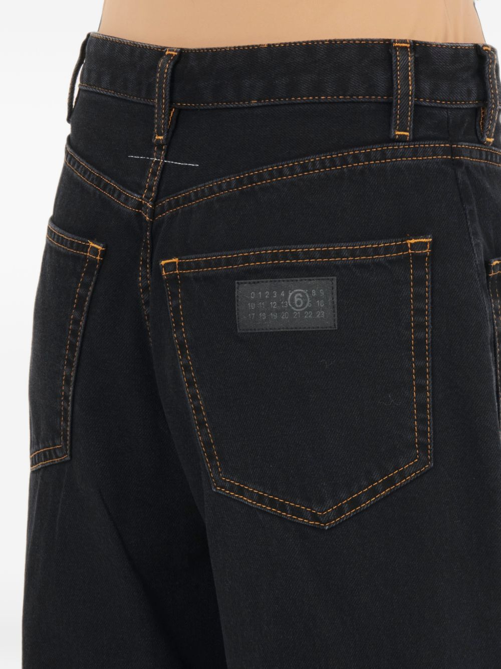 Pantaloni 5 tasche Black S62LB0226M30064 965 MM6 MAISON MARGIELA 