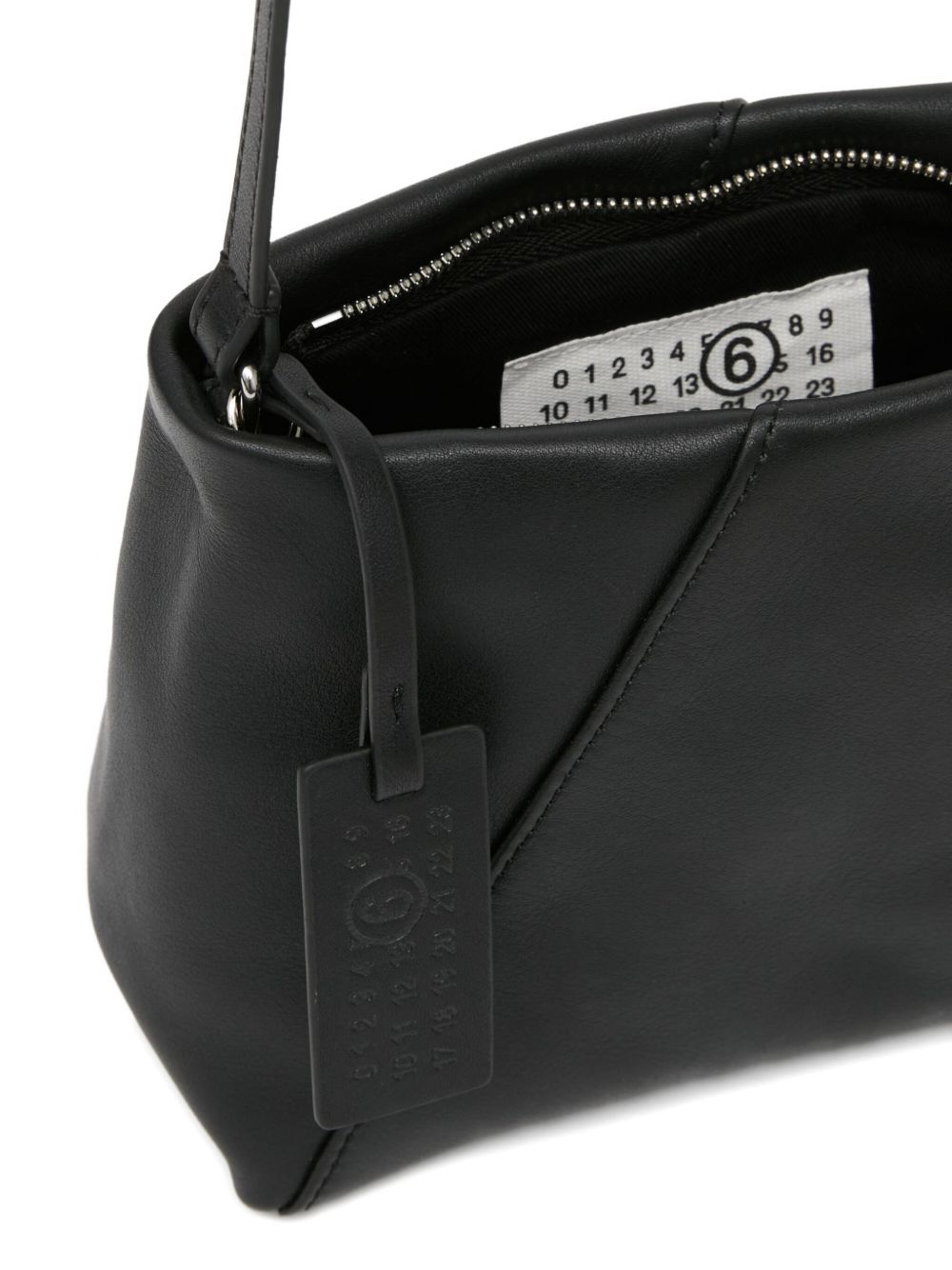 Borsa a tracolla in pelle Black SB5ZH0032P8805 T8013 MM6 MAISON MARGIELA 