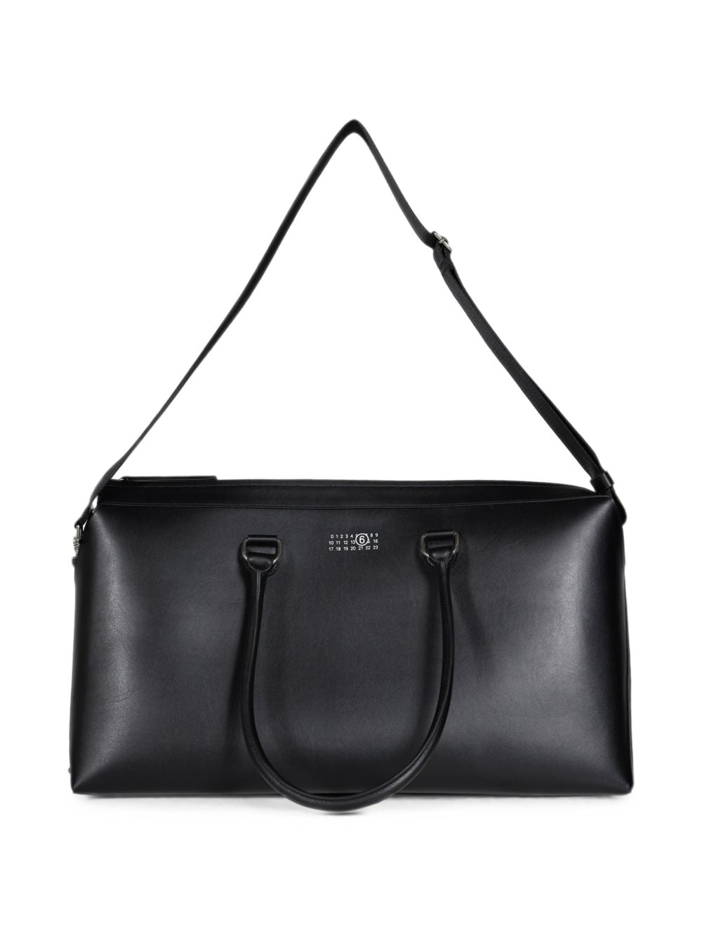 Borsa da viaggio in pelle Black SB6WI0009P9061 T8013 MM6 MAISON MARGIELA 