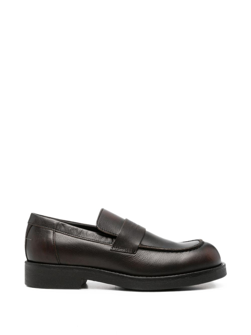 Mocassino in pelle Cappuccino/Black SH1WR0006P7896 H0A16 MM6 MAISON MARGIELA 