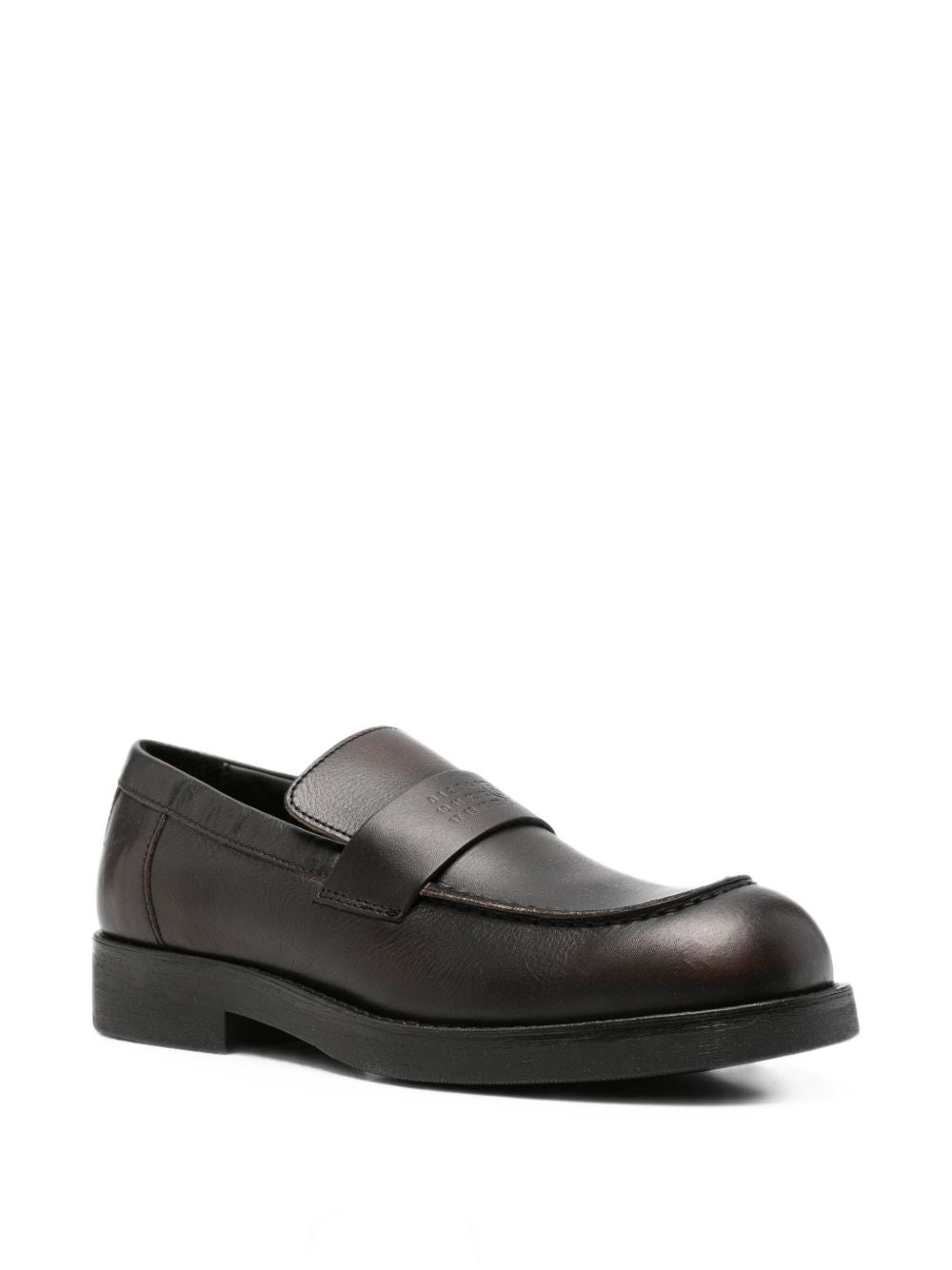 Mocassino in pelle Cappuccino/Black SH1WR0006P7896 H0A16 MM6 MAISON MARGIELA 