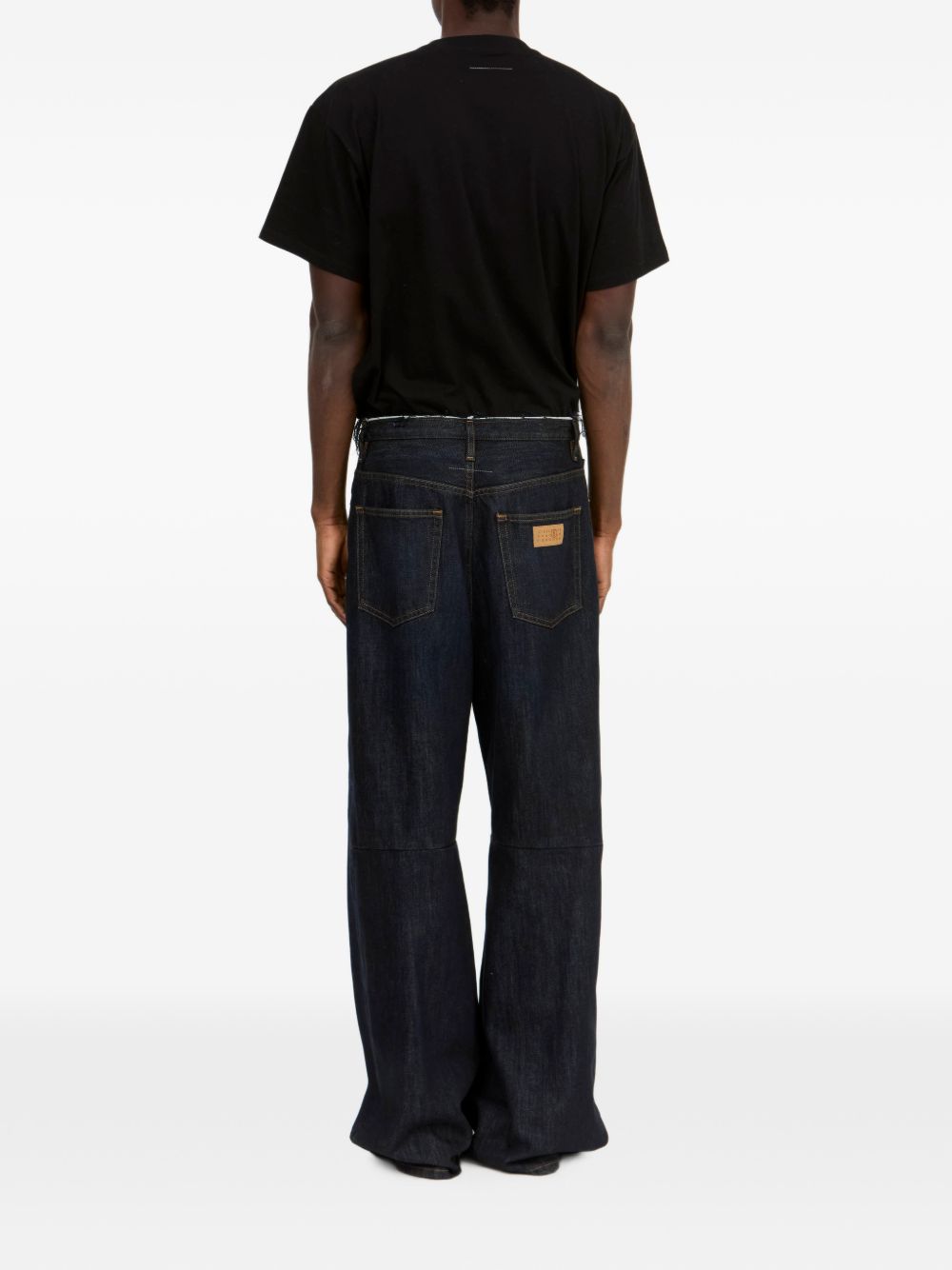 Pantaloni 5 tasche Dark Blue SH2LA0039M30063 962 MM6 MAISON MARGIELA 