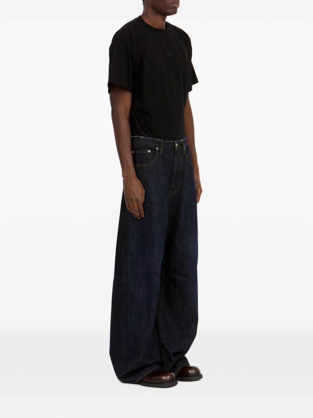 Pantaloni 5 tasche Dark Blue SH2LA0039M30063 962 MM6 MAISON MARGIELA 
