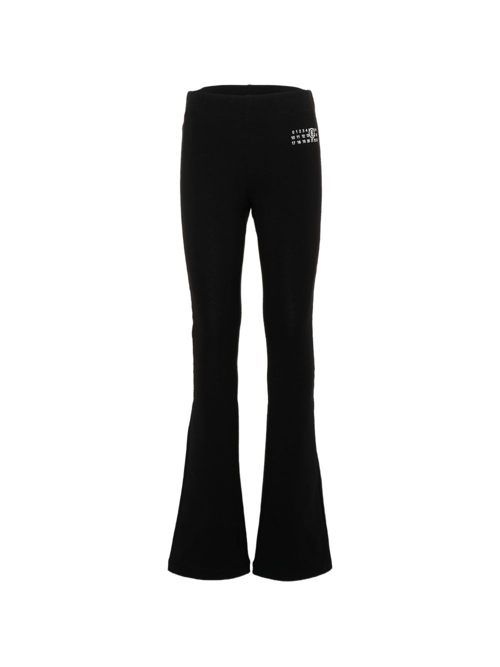 Leggings Nero M60699MM06L M6900 MM6 MAISON MARGIELA KIDS 