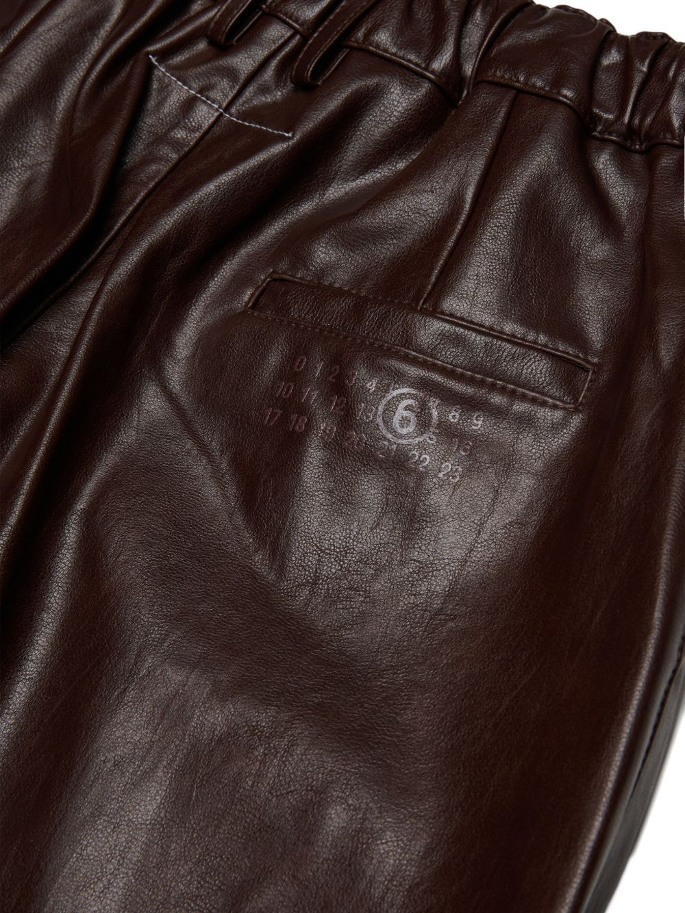 Pantalone Seal Brown M60994MM08L M6713 MM6 MAISON MARGIELA KIDS 