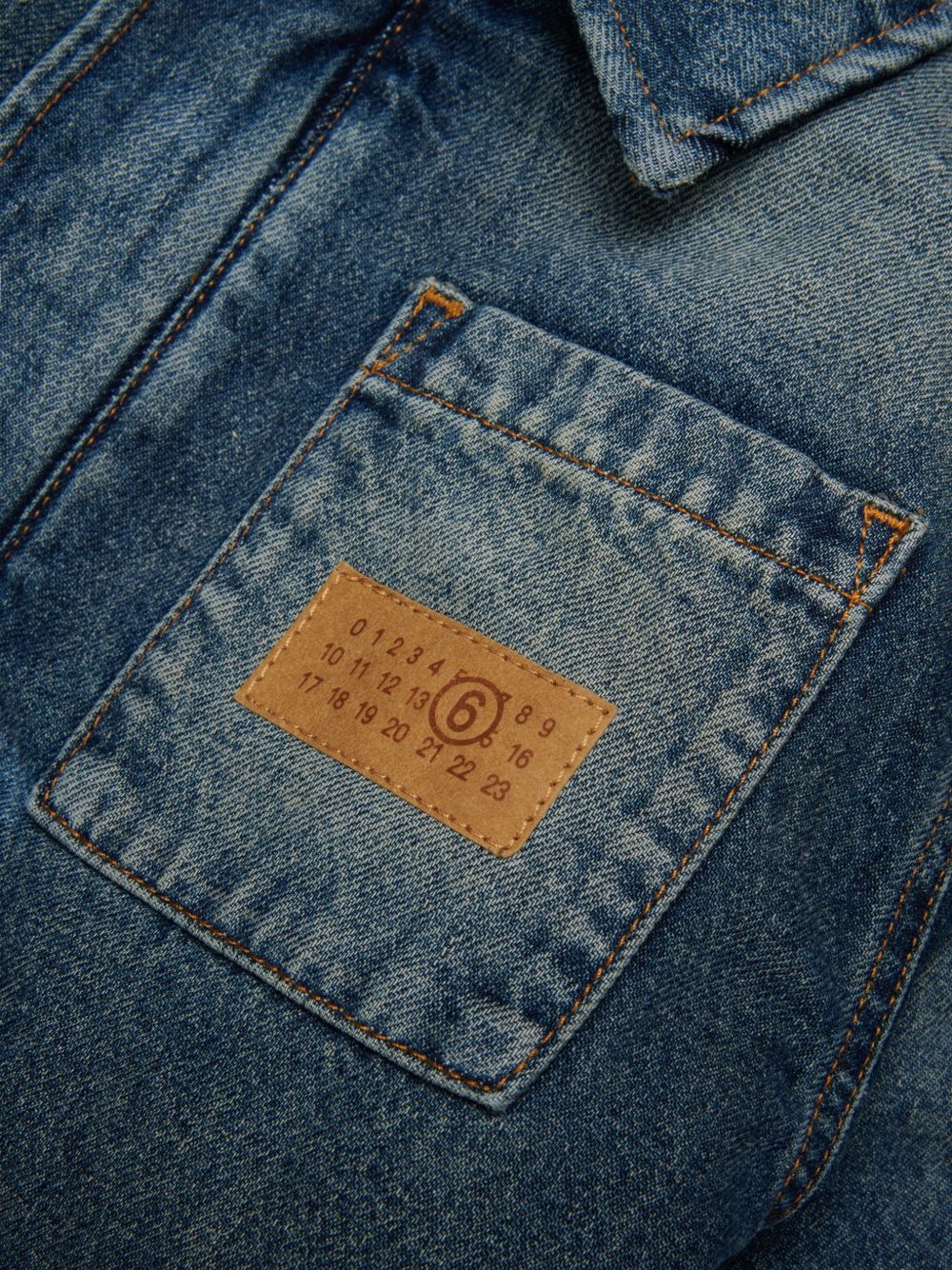 Giacca Blue Denim M61036MM08E M601 MM6 MAISON MARGIELA KIDS 