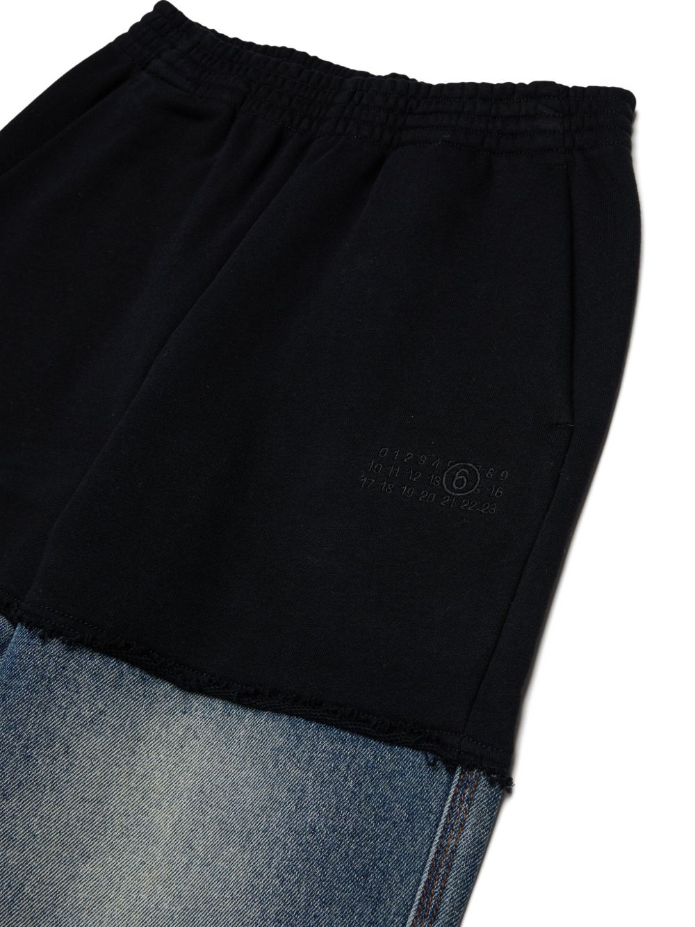 Pantalone Blue Denim+Black M61084MM09G M6C08 MM6 MAISON MARGIELA KIDS 