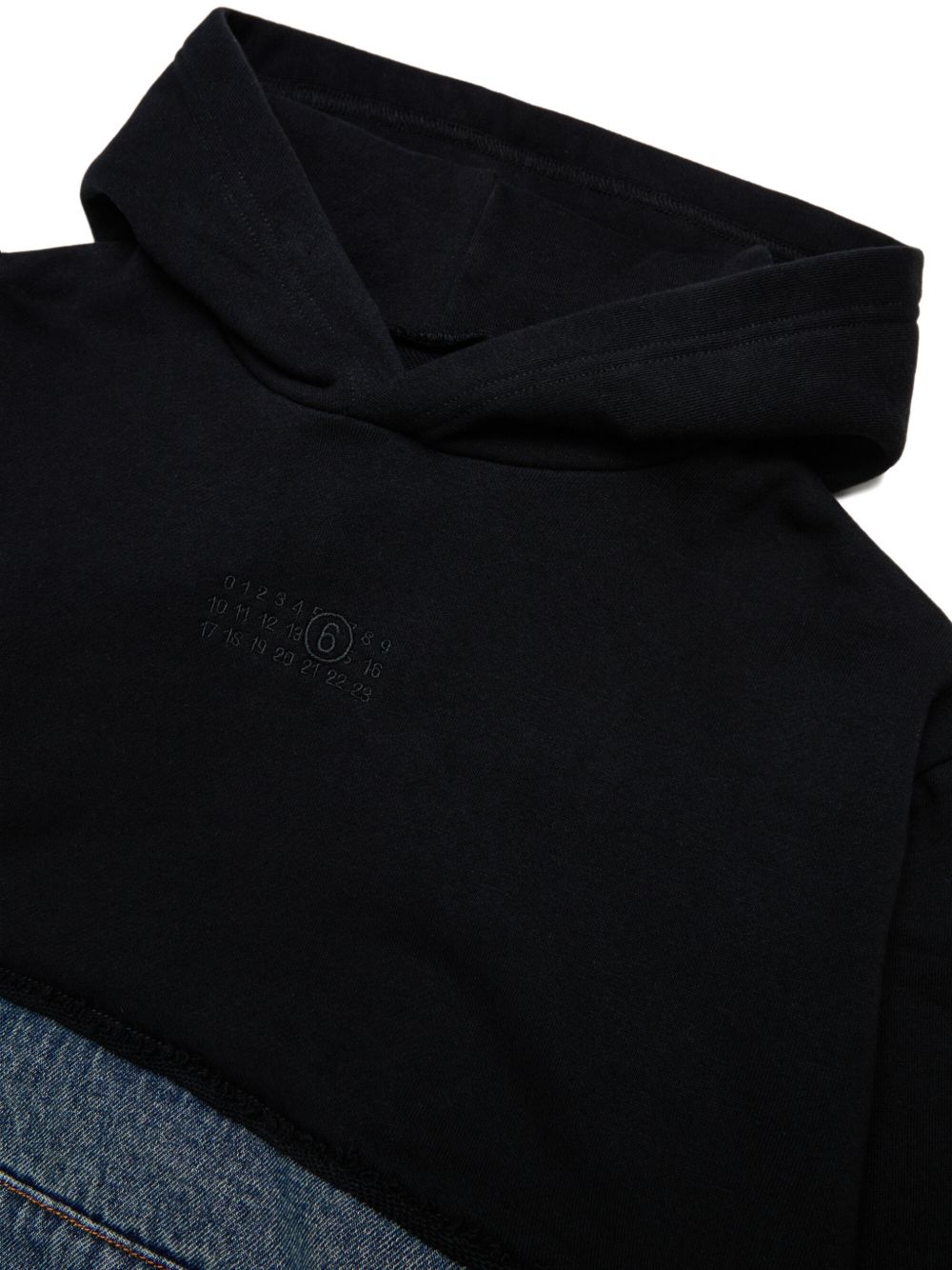 Felpa Blue Denim+Black M61108MM09G M6C08 MM6 MAISON MARGIELA KIDS 