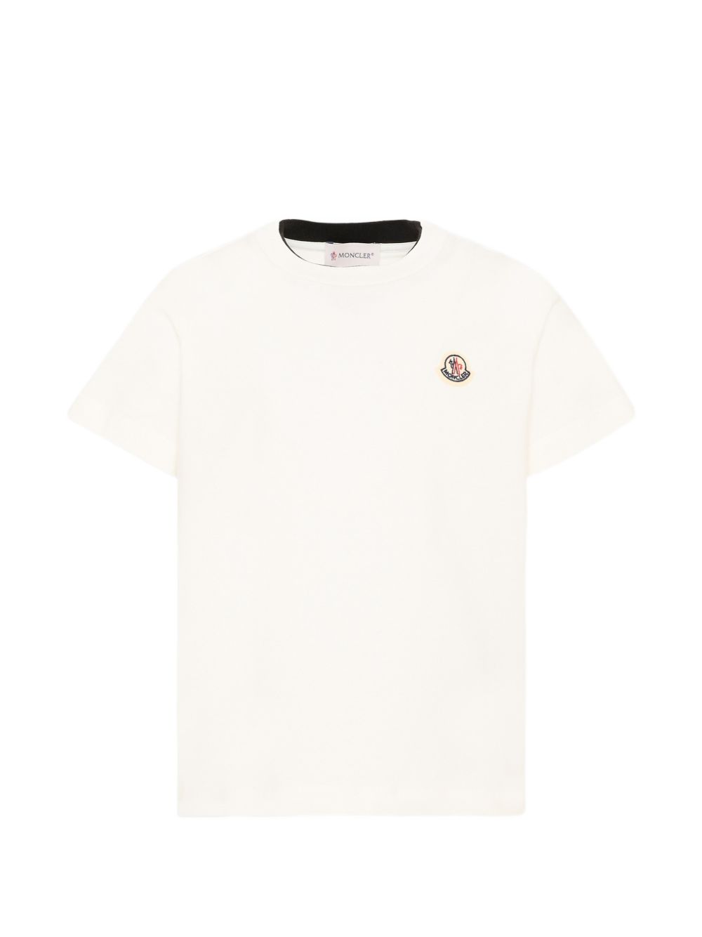 Ss T-Shirt Natural L29548C0000889AFV 034 MONCLER KIDS 