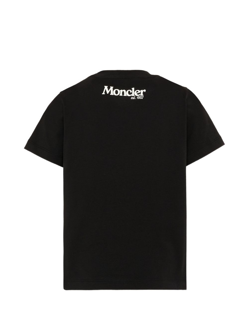Ss T-Shirt Black L29548C0000889AFV 999 MONCLER KIDS 