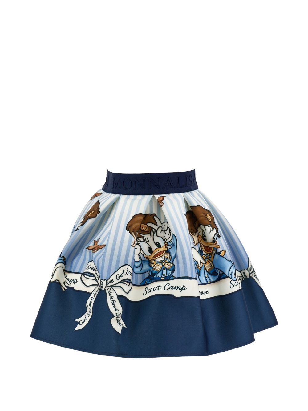 Gonna monnalisa neoprene panna+blu 11H7078625 0156 MONNALISA KIDS 