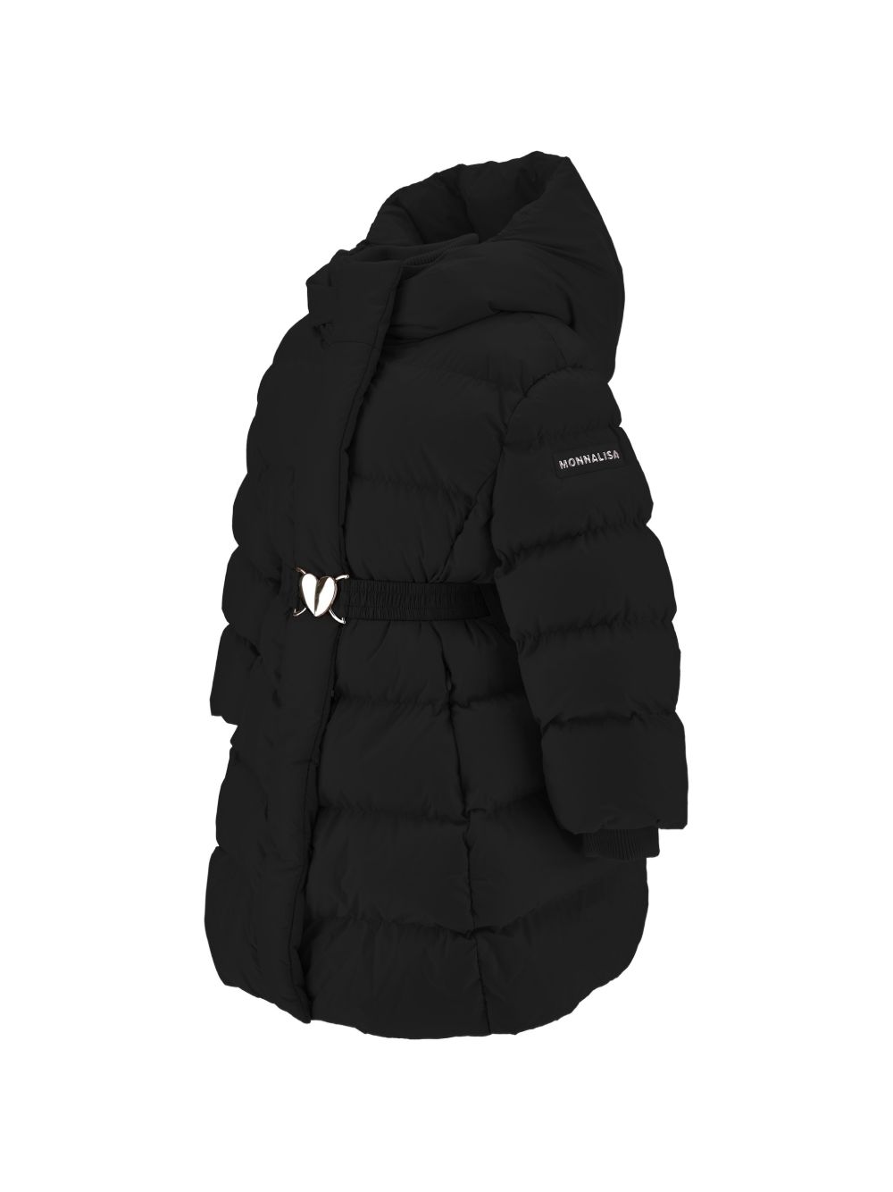 Piumino free time nylon Nero 17H1008020 0050 MONNALISA KIDS 