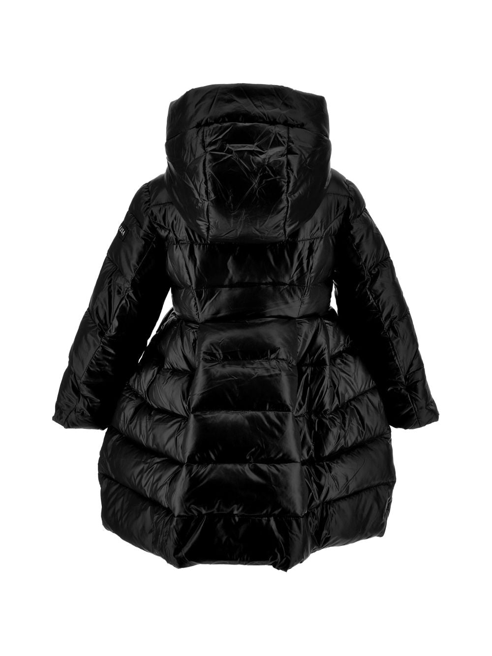 Piumino romantico shiny p Nero 17H1038022 0050 MONNALISA KIDS 