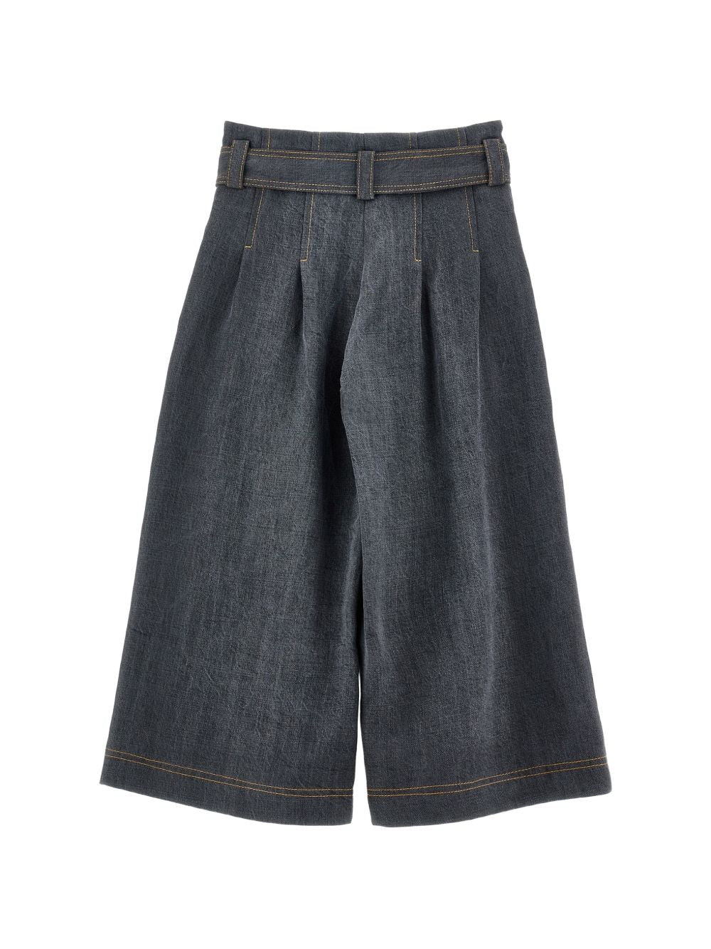 Panta con cintura denim t Grey Stone Denim 17H4008208 032F MONNALISA KIDS 