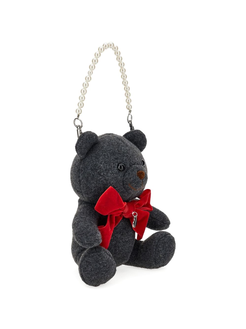 Borsa teddy peluche Grigio Medio 19H0038059 0031 MONNALISA KIDS 