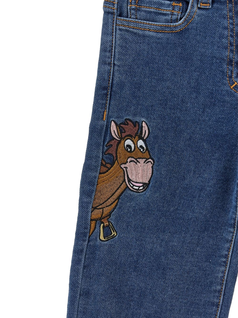 Cinque tasche selleria de Blu Stone Denim 19H4008042 0055 MONNALISA KIDS 