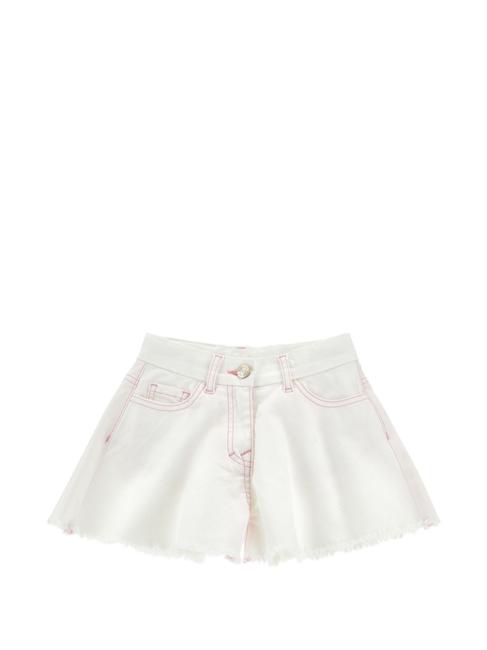 Shorts gonnellina denim s Bianco 19H4208043 0099 MONNALISA KIDS 