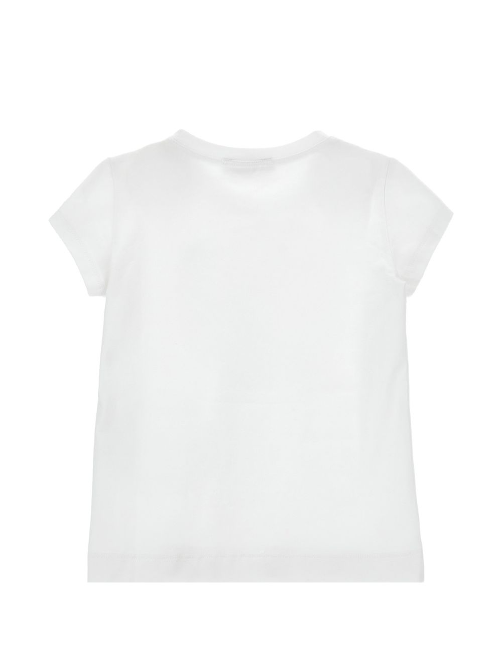 Regular tee fiore hawaii Bianco 19H6318004 0099 MONNALISA KIDS 