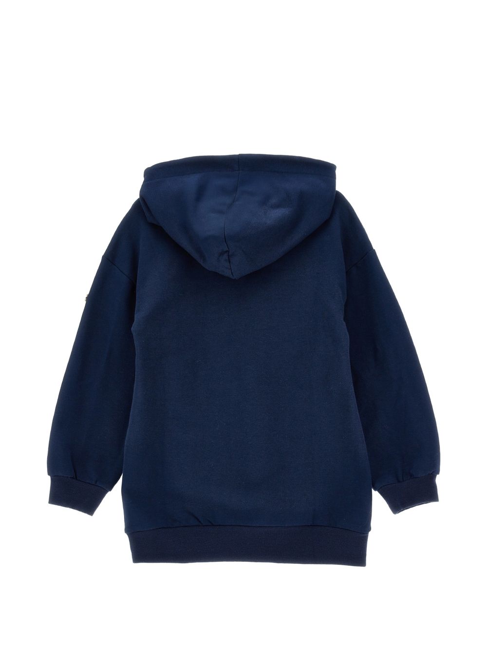 Abito hoodie felpa Blu Navy 19H9148030 0056 MONNALISA KIDS 
