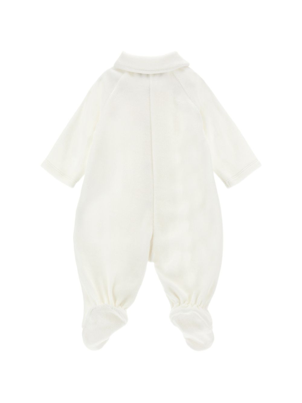 Tuta stampata ciniglia Panna 35H207NP8003 0001 MONNALISA KIDS 