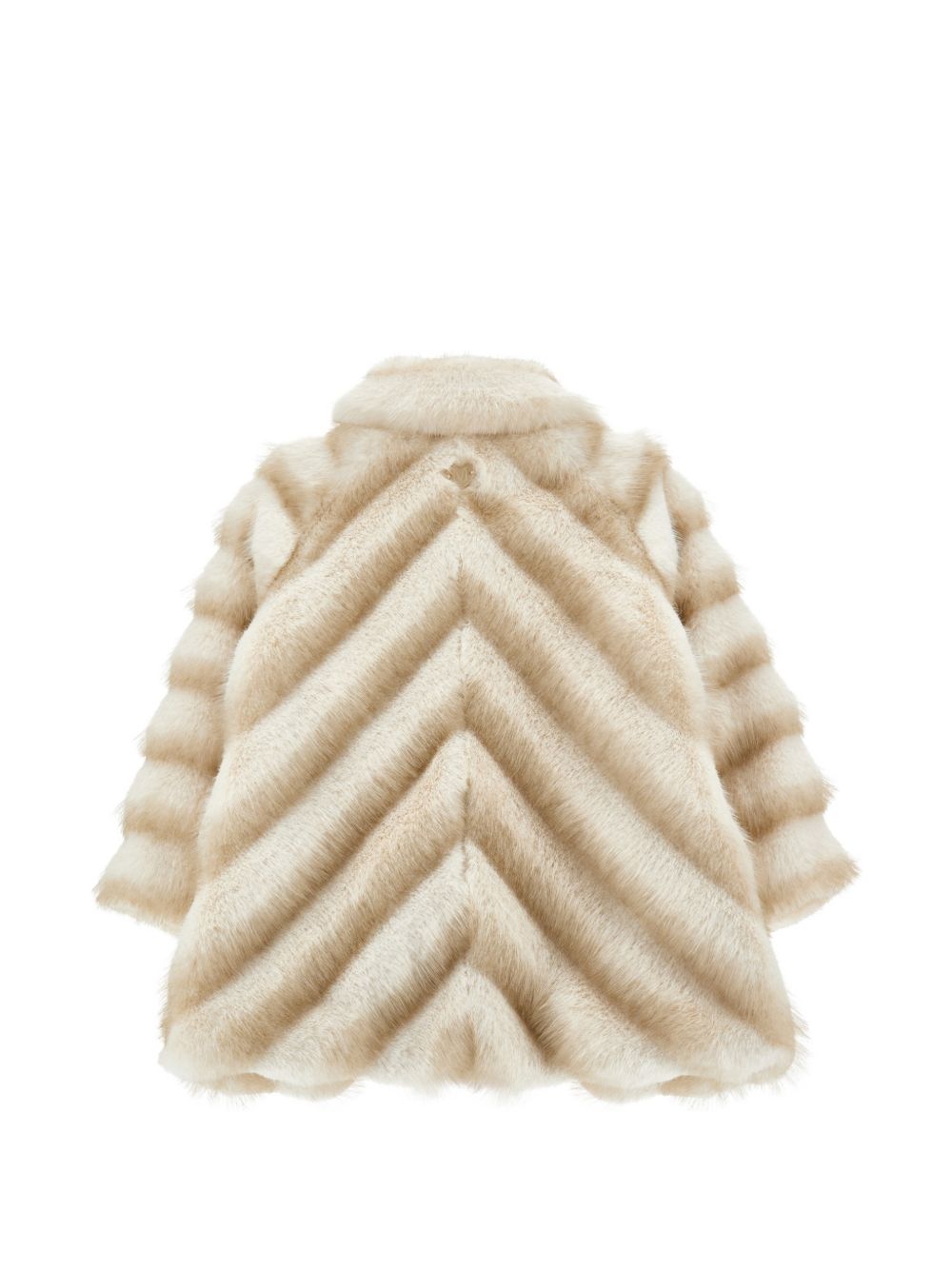 Pelliccia raglan peluche Panna 37H1008033 0001 MONNALISA KIDS 