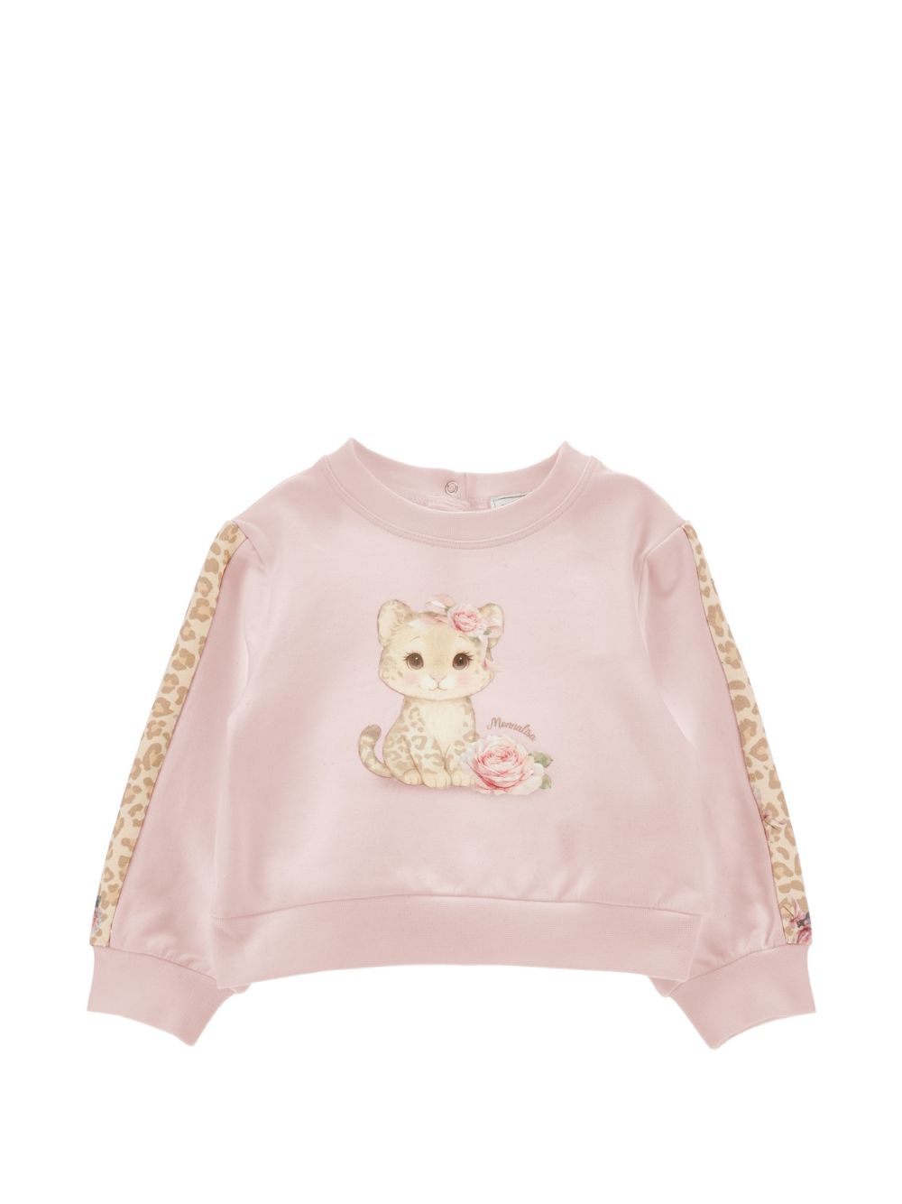 Felpa chiusa st.leopard f Lotus 39H6038006 094F MONNALISA KIDS 