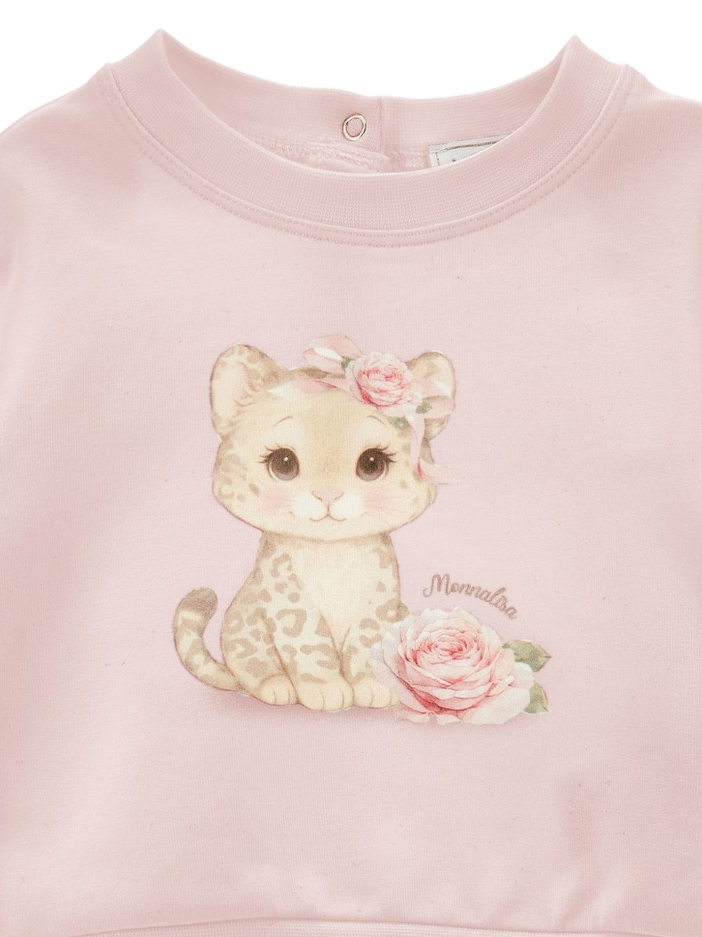 Felpa chiusa st.leopard f Lotus 39H6038006 094F MONNALISA KIDS 