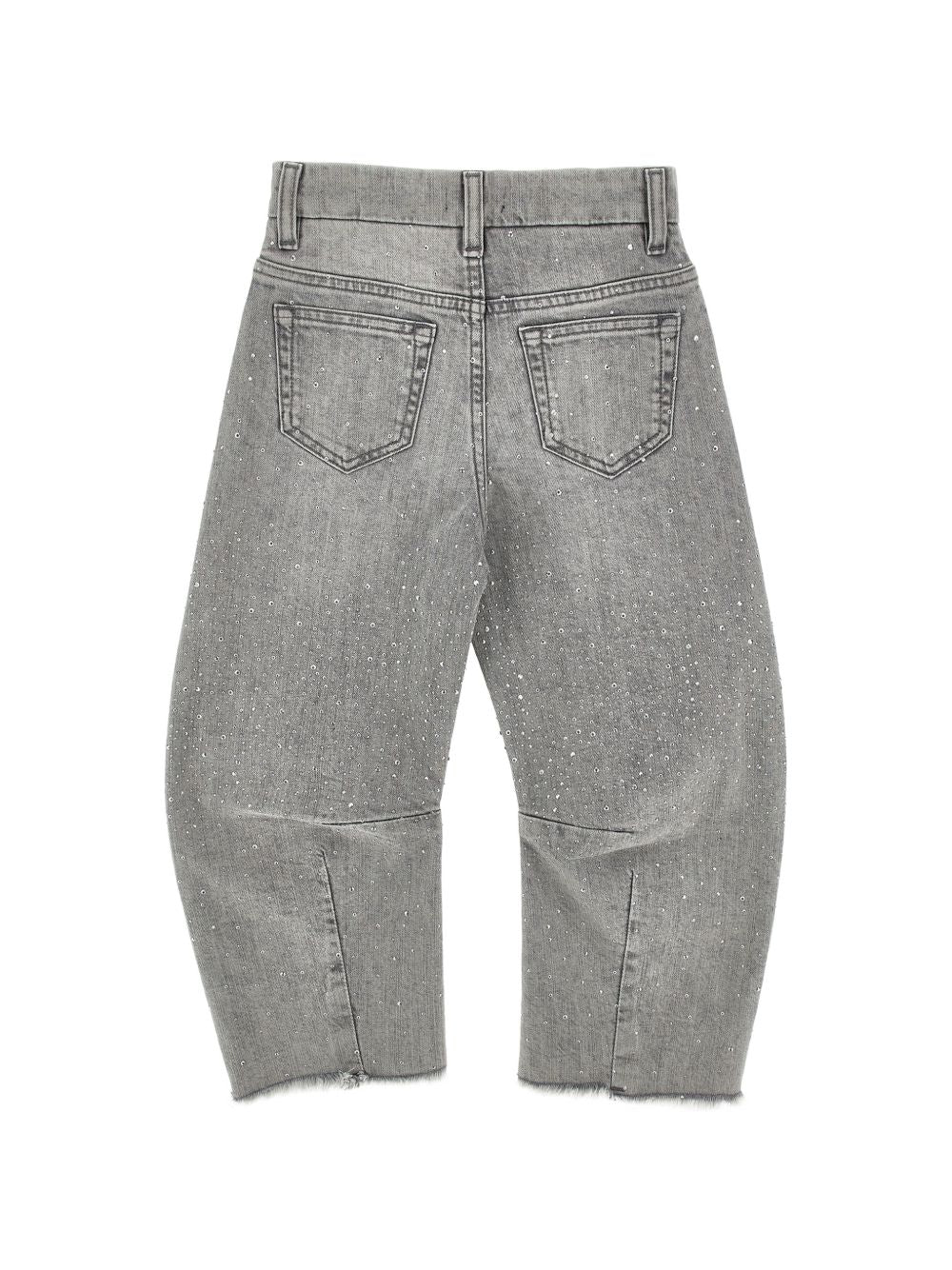 Jeans strass all over den Nero 49H4008045 0050 MONNALISA KIDS 